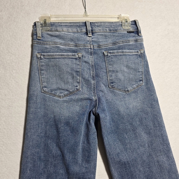 RISEN LARGE CUFF WIDE LEG HIGH RISE JEANS SZ 5/27 - Picture 12 of 15